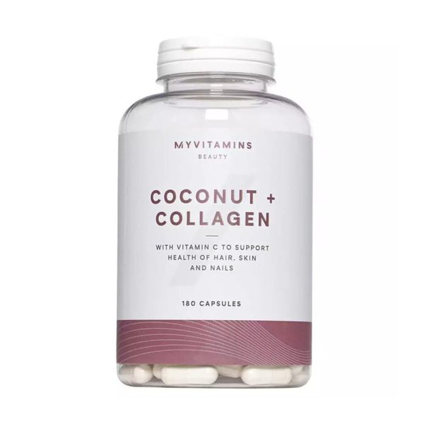 Coconut + Collagen (180 Capsules) - Myvitamins